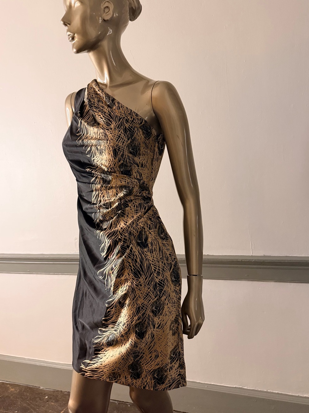 London Times Black Formal Cocktail Dress Size 4 - Picture 4 of 16